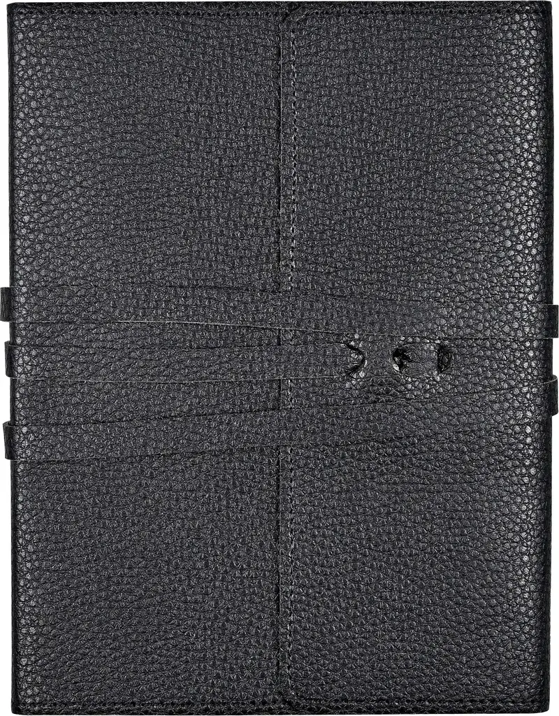 Black Leather Wrap Journal