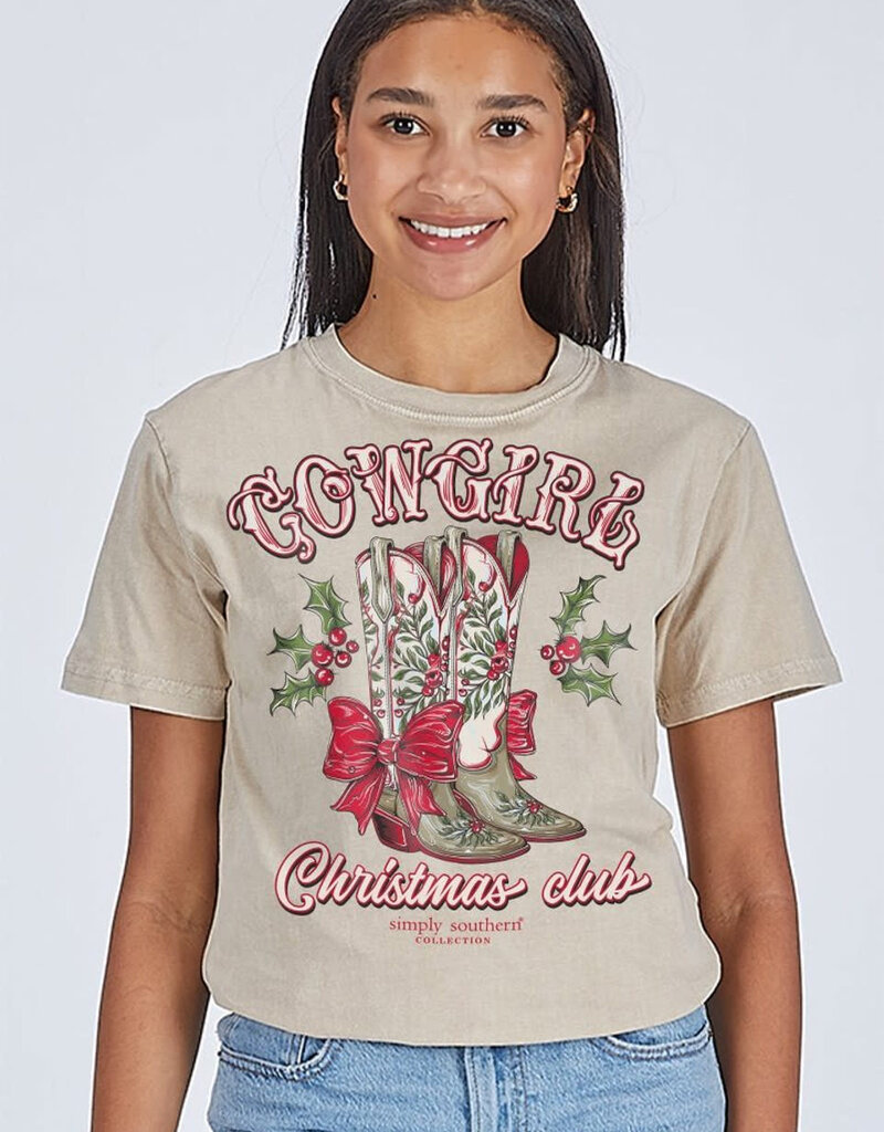 Cowgirl Christmas Club Tee