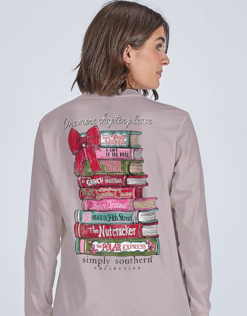 Christmas Book LS Tee