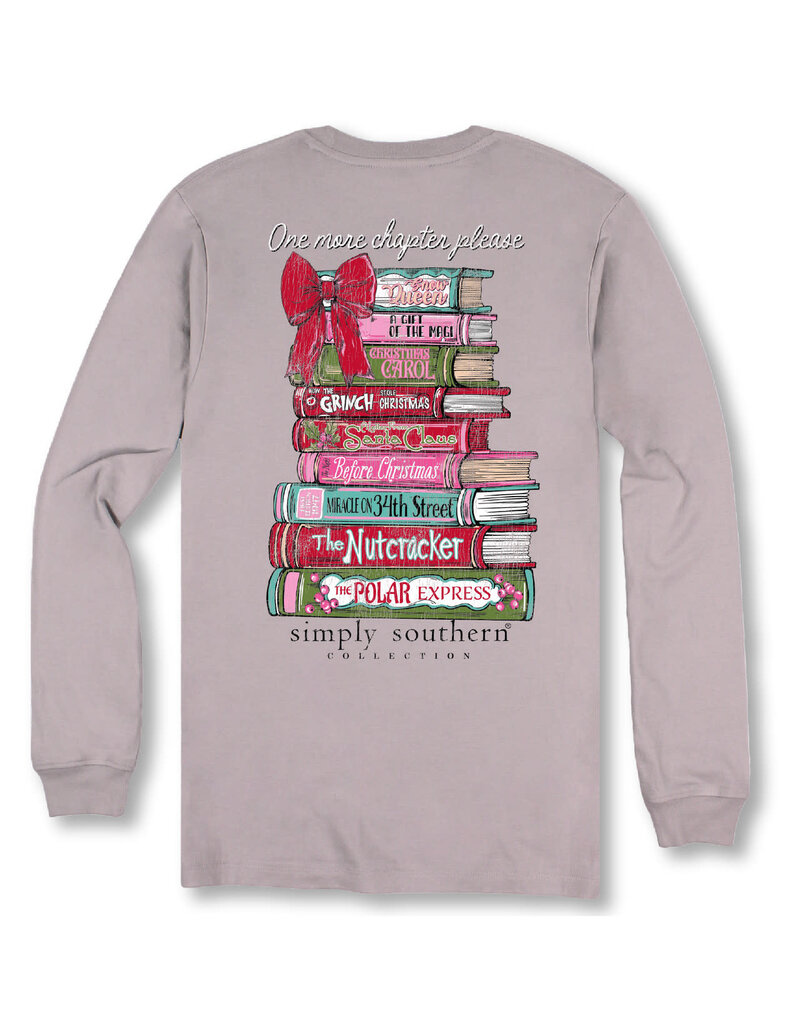 Christmas Book LS Tee