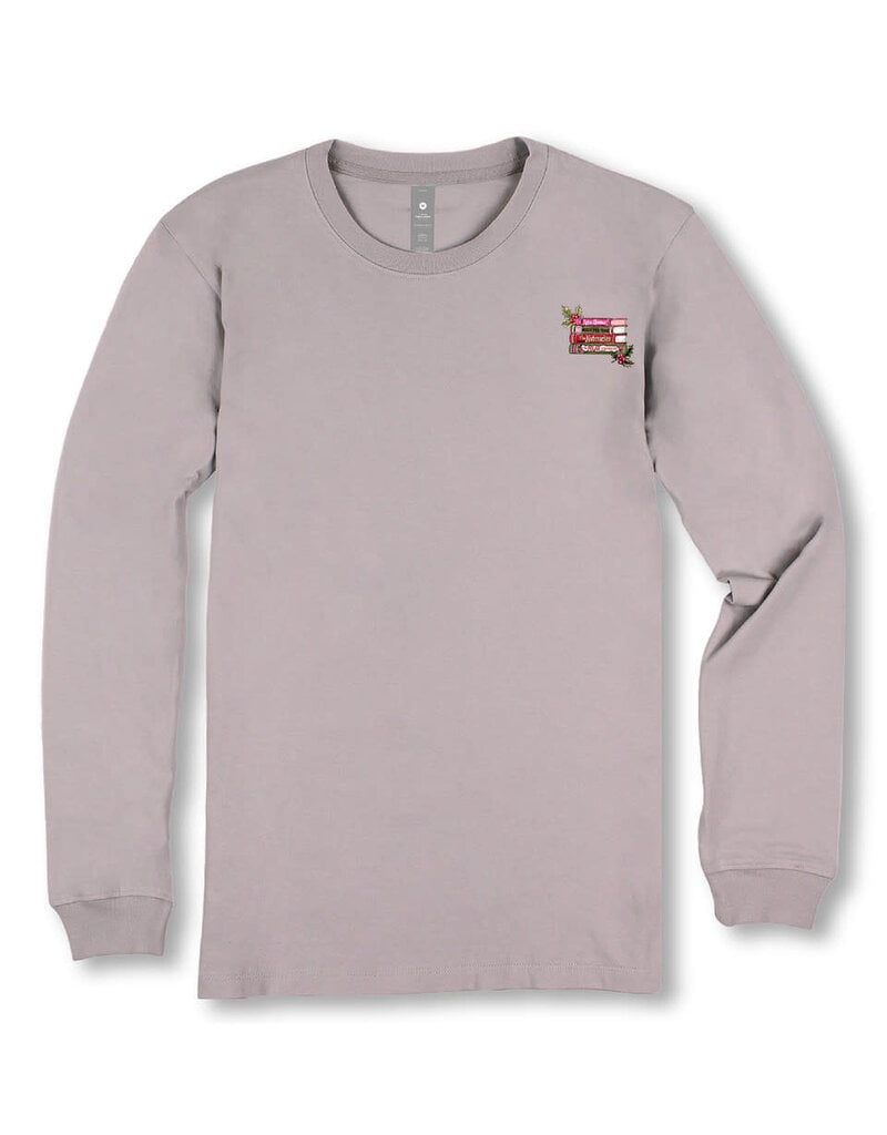 Christmas Book LS Tee