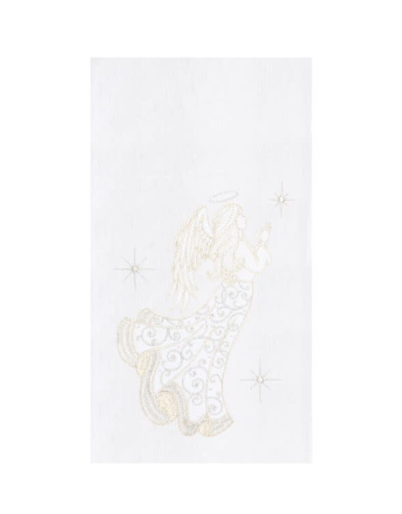 Champagne Praying Angel Towel