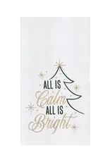 Calm & Bright Christmas Tree Kitchen Towel