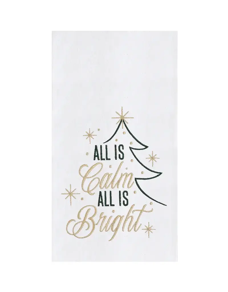 Calm & Bright Christmas Tree Kitchen Towel