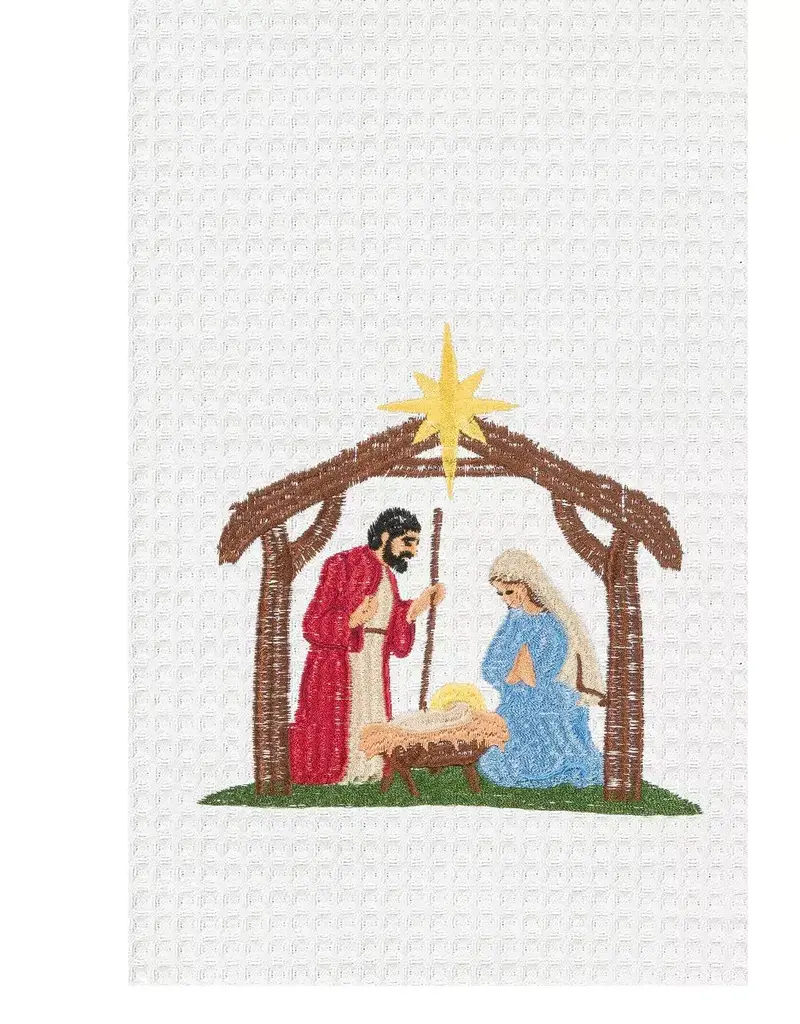 Christmas Nativity Kitchen Towel