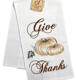 Give Thanks Pumkin Towel