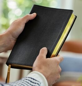 Peace of God Bible (NKJV, Red Letter, Comfort Print, Black Genuine)