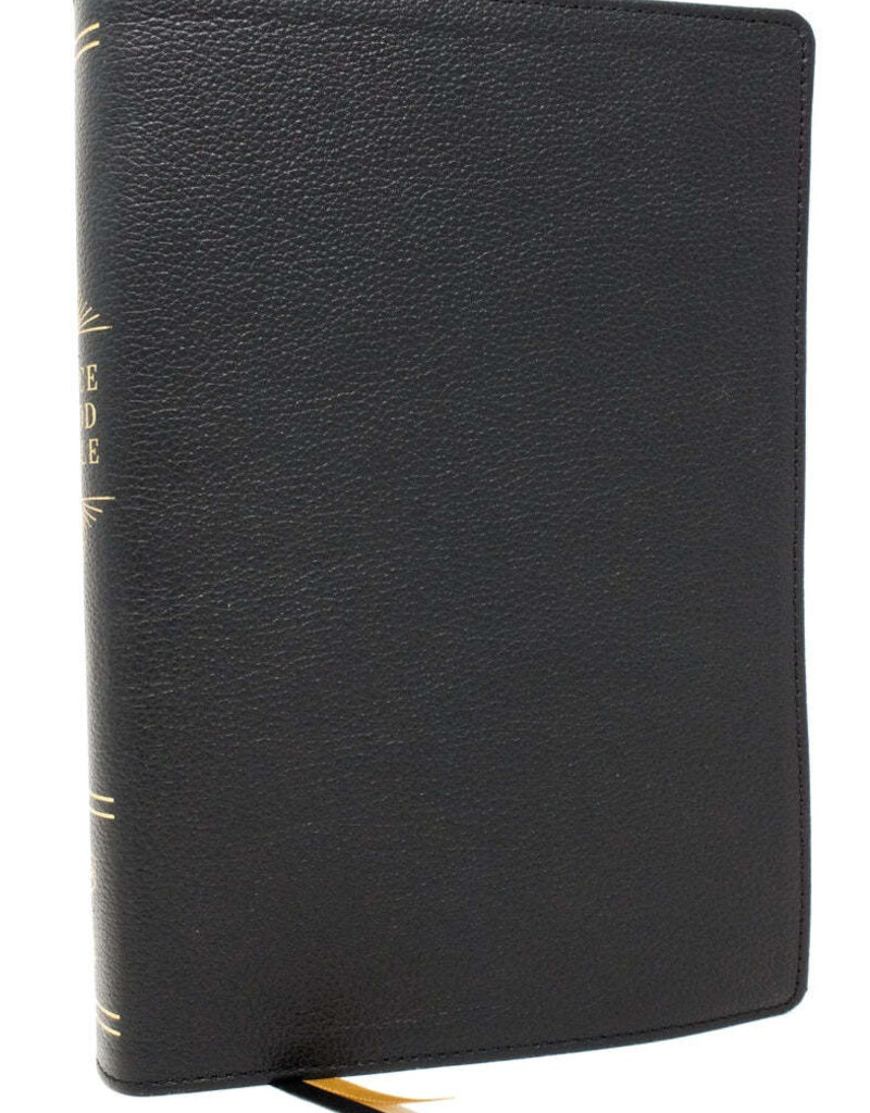 Peace of God Bible (NKJV, Red Letter, Comfort Print, Black Genuine)