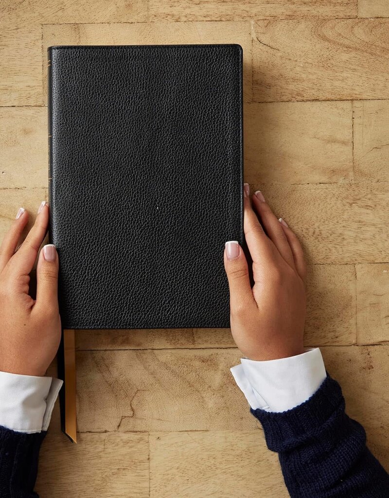 Peace of God Bible (NKJV, Red Letter, Comfort Print, Black Genuine)