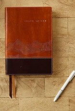 Peace of God Bible  (NKJV, Red Letter, Comfort Print, Brown Leathersoft)
