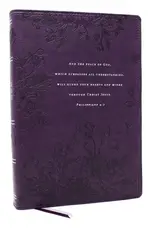Peace of God Bible (NKJV, Red Letter, Comfort Print, Purple Leathersoft)