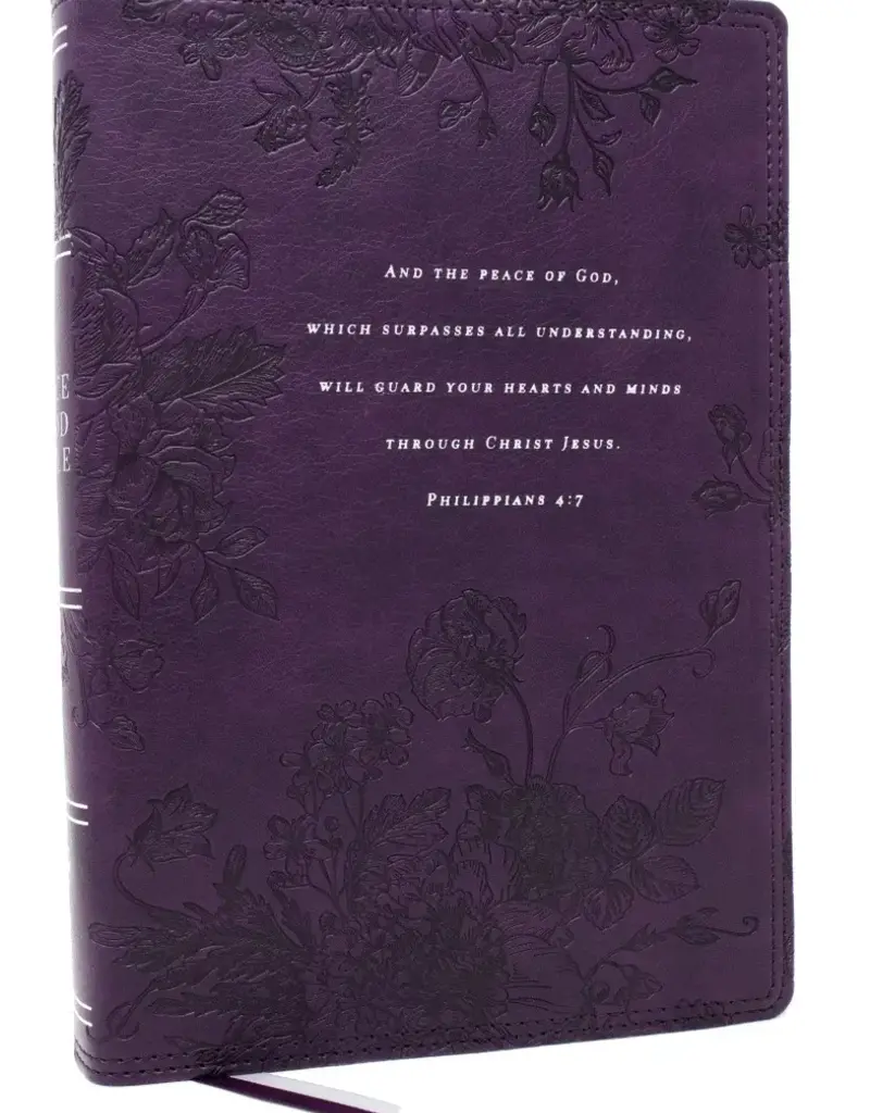 Peace of God Bible (NKJV, Red Letter, Comfort Print, Purple Leathersoft)