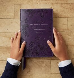 Peace of God Bible (NKJV, Red Letter, Comfort Print, Purple Leathersoft)
