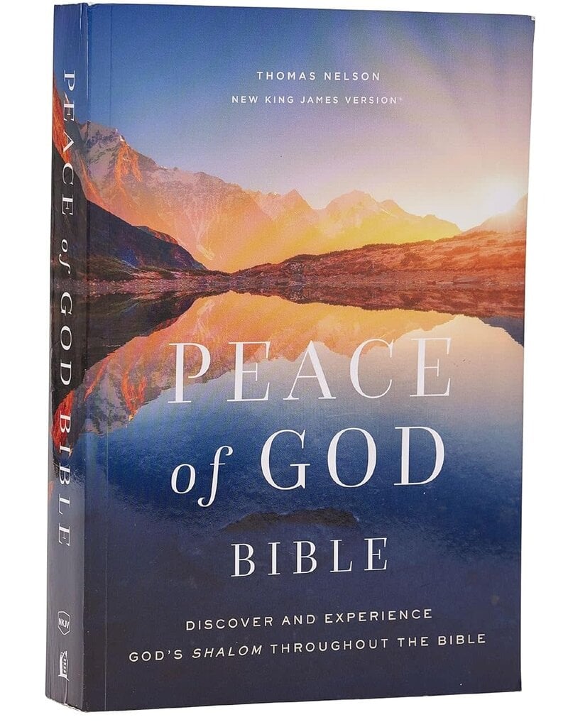 Peace of God Bible (NKJV, Red Letter, Comfort Print, Softcover)