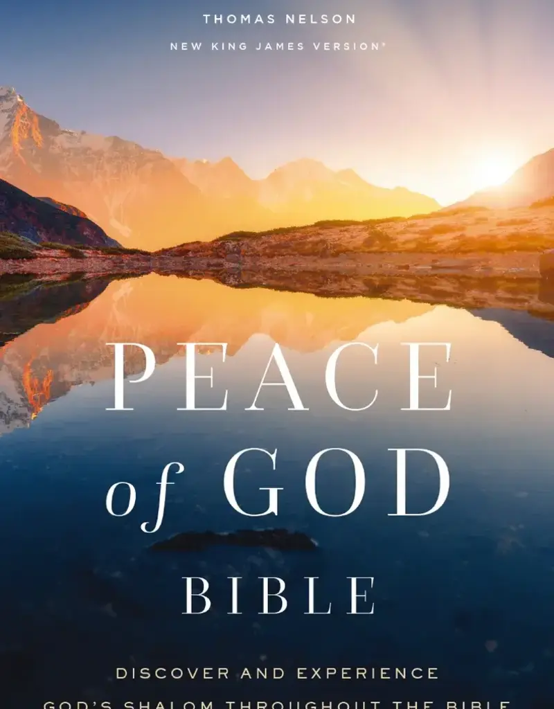 Peace of God Bible (NKJV, Red Letter, Comfort Print, Softcover)