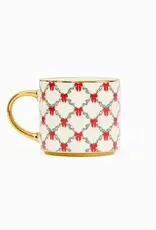 Café Mug Holiday Trellis