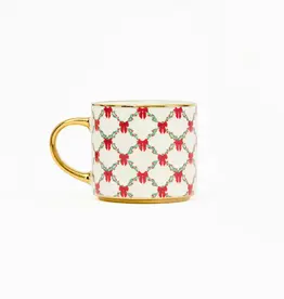Café Mug Holiday Trellis