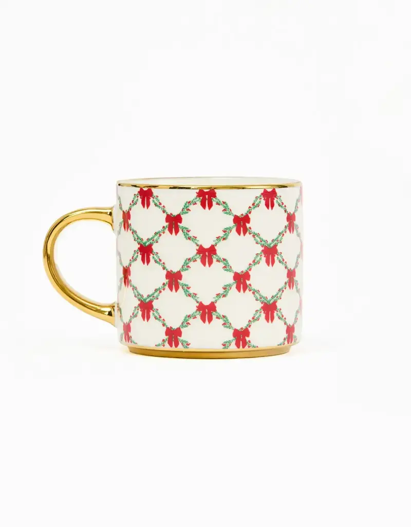 Café Mug Holiday Trellis