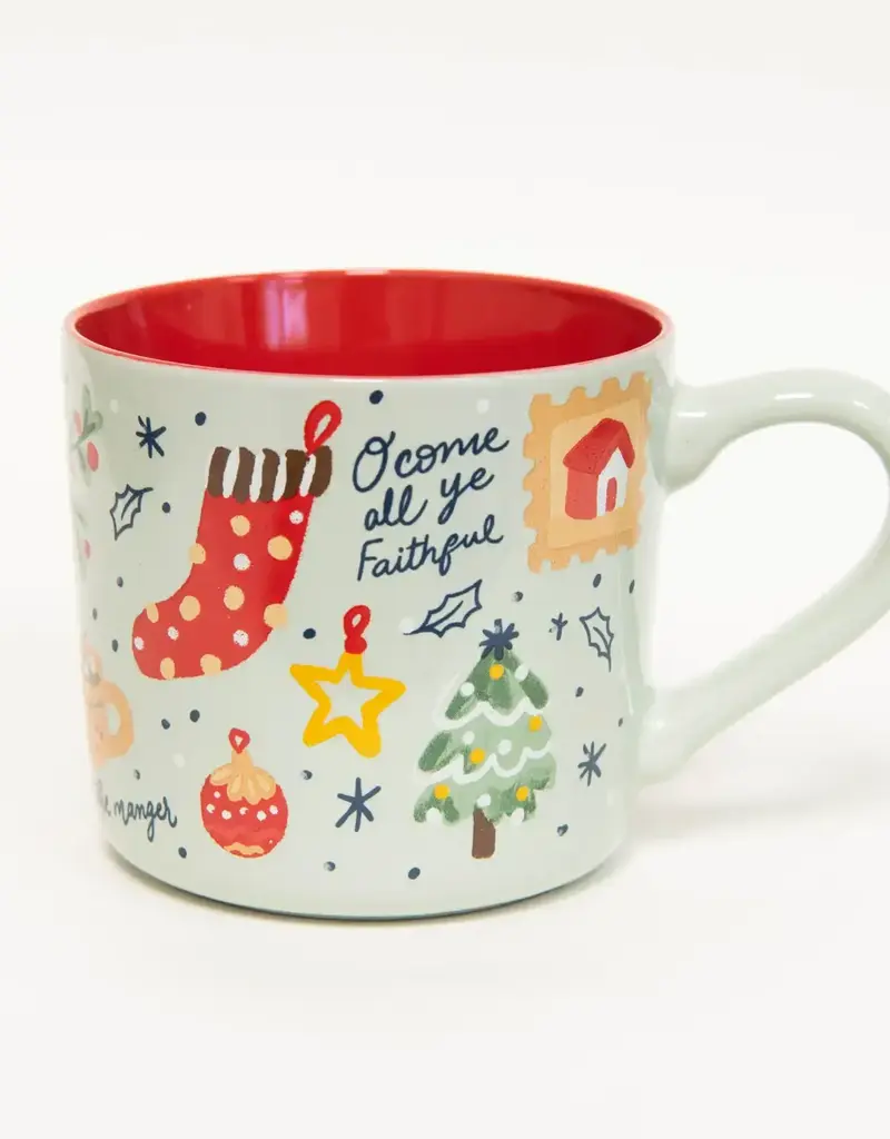 Christmas Icon Ceramic 15 oz Mug with Handle