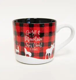 Go Tell It On the Mountain Ceramic 15 oz Mug with Handle