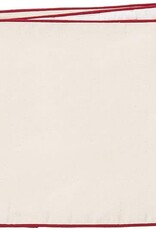 Merry Christmas Sentiment w/ Red Cardinal Embroidered Table Runner 14" x 72" 14" x 72" Tan