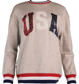 Gray Crew Sweathshirt USA