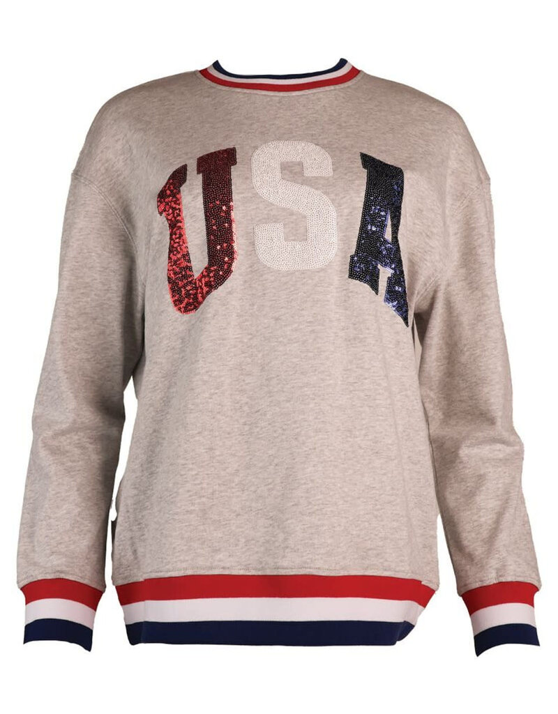 Gray Crew Sweathshirt USA