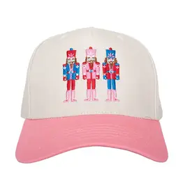 Nutcrackers Vintage Christmas Trucker Hats For Women
