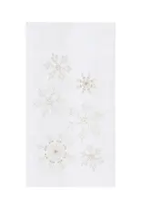 Christmas Gold Snowflakes Kitchen Towel