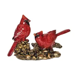 Christmas Cardinal Duo Decorative Figurine