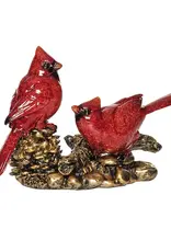 Christmas Cardinal Duo Decorative Figurine