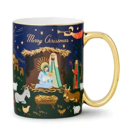 Nativity Scene Porcelain Mug