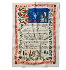Christmas Carols Tea Towel