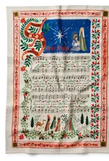 Christmas Carols Tea Towel