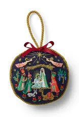 Nativity Embroidered Ornament
