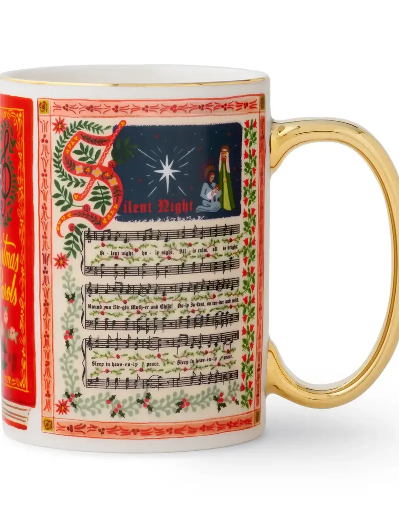 Christmas Carols Porcelain Mug