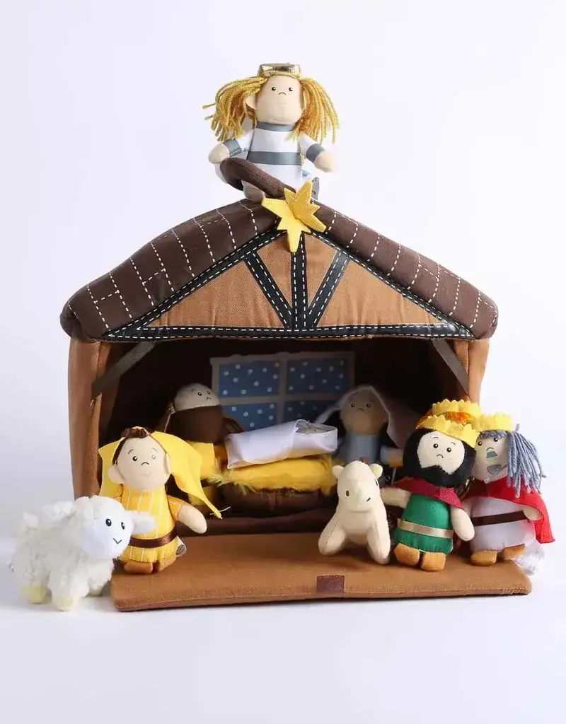 Plush Nativity 11 Piece Play Set