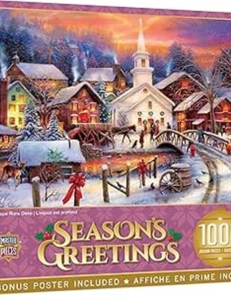MasterPieces Hope Runs Deep 1000 Piece Christmas Jigsaw Puzzle