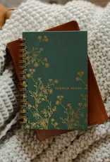 Sermon Notes Journal Green Floral