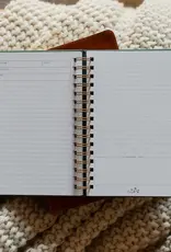 Sermon Notes Journal Green Floral