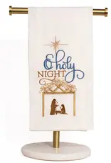 O Holy Night Hand Towel White/Gold