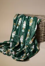 Alpine Nutcracker Throw Dark Green/Multi 50x60