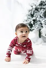 King of Kings Ruby Red Footed Onesie Cotton