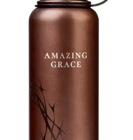 Amazing Grace Metallic Brown Crown of Thorns Stainless Steel Water Bottle