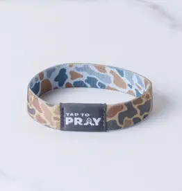 Tap To Pray Wristband- River Rock Camo Sahara and Copper