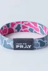 Tap To Pray Wristband - River Rock Camo Pink & Ash