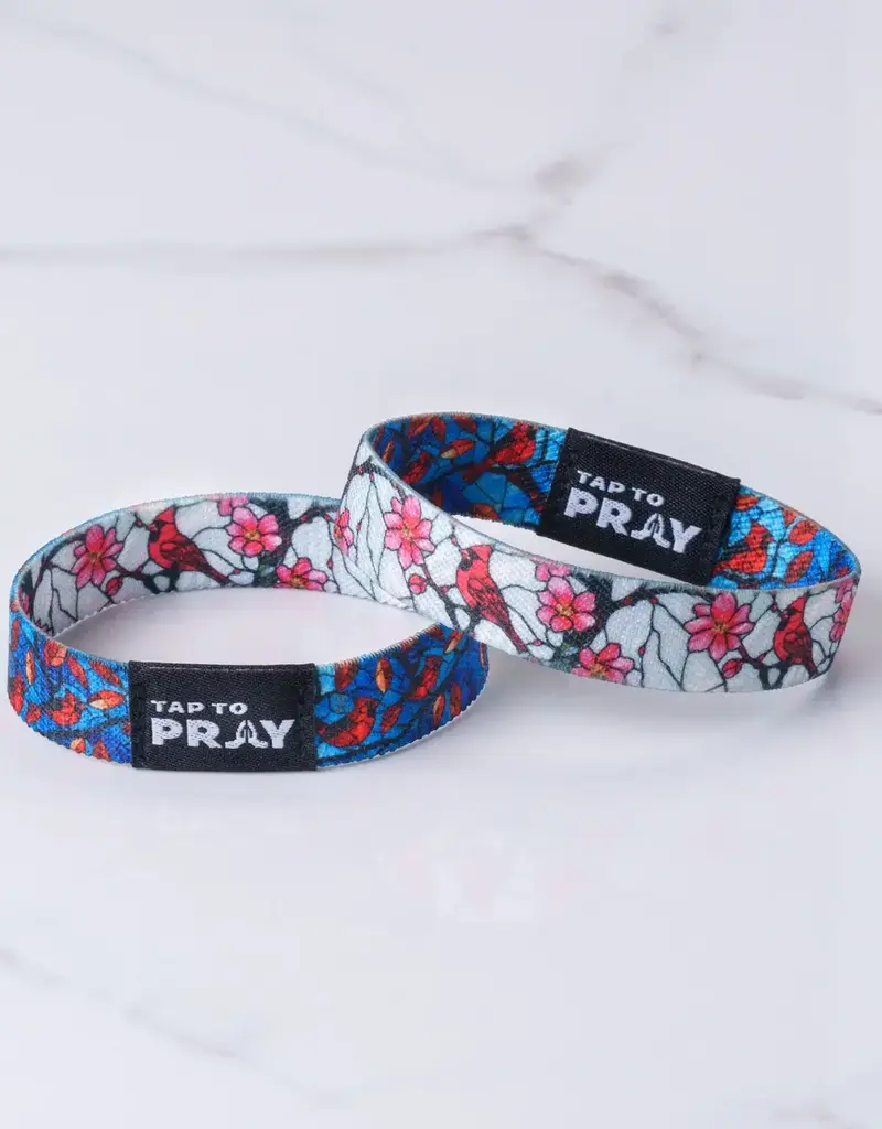 Tap To Pray Wristband - Cardinals