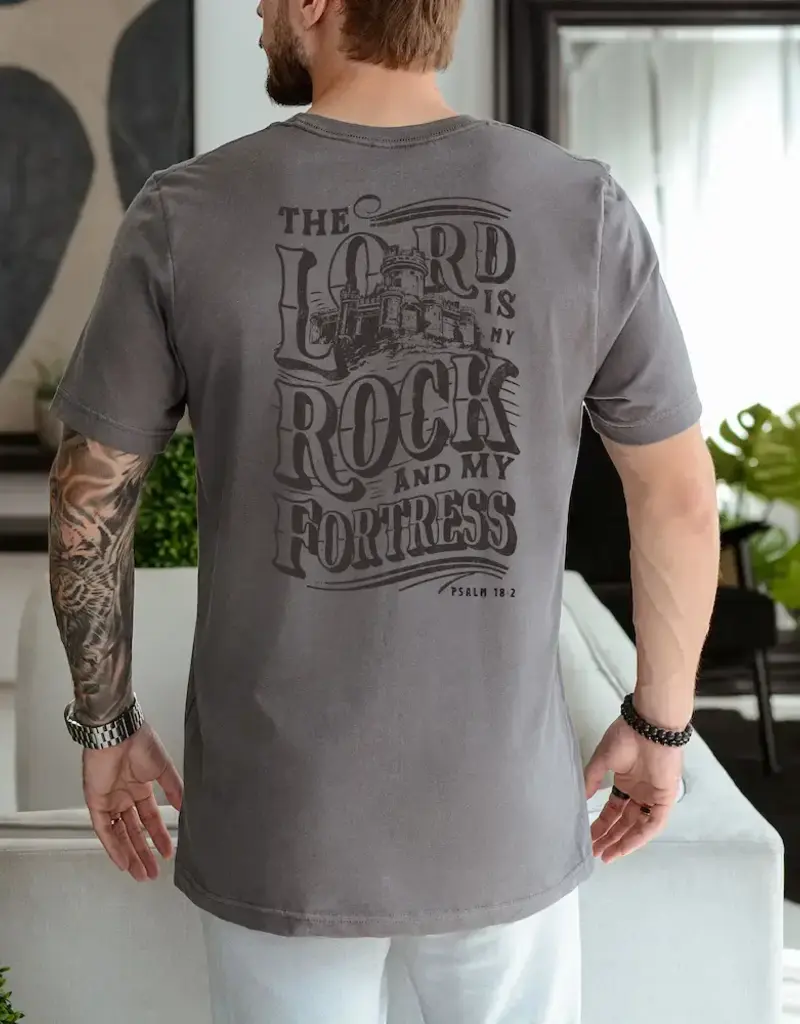 My Rock and Fortress Mono Graphic Tee