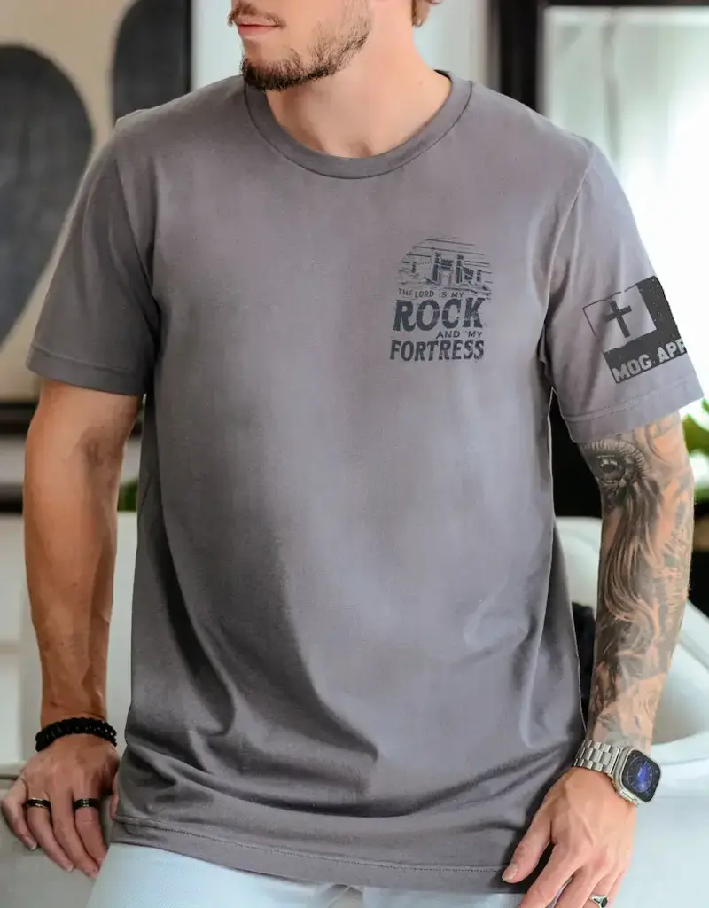 My Rock and Fortress Mono Graphic Tee