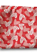 Valentine Heart Xoxo Galentine Kitchen Towel Waffle